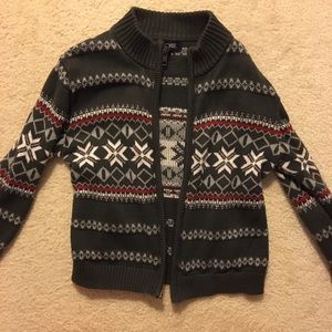 Nordic fair isle cardigan